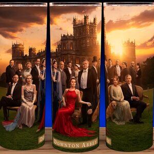 Downtown Abbey Cup Mug Tumbler 20oz